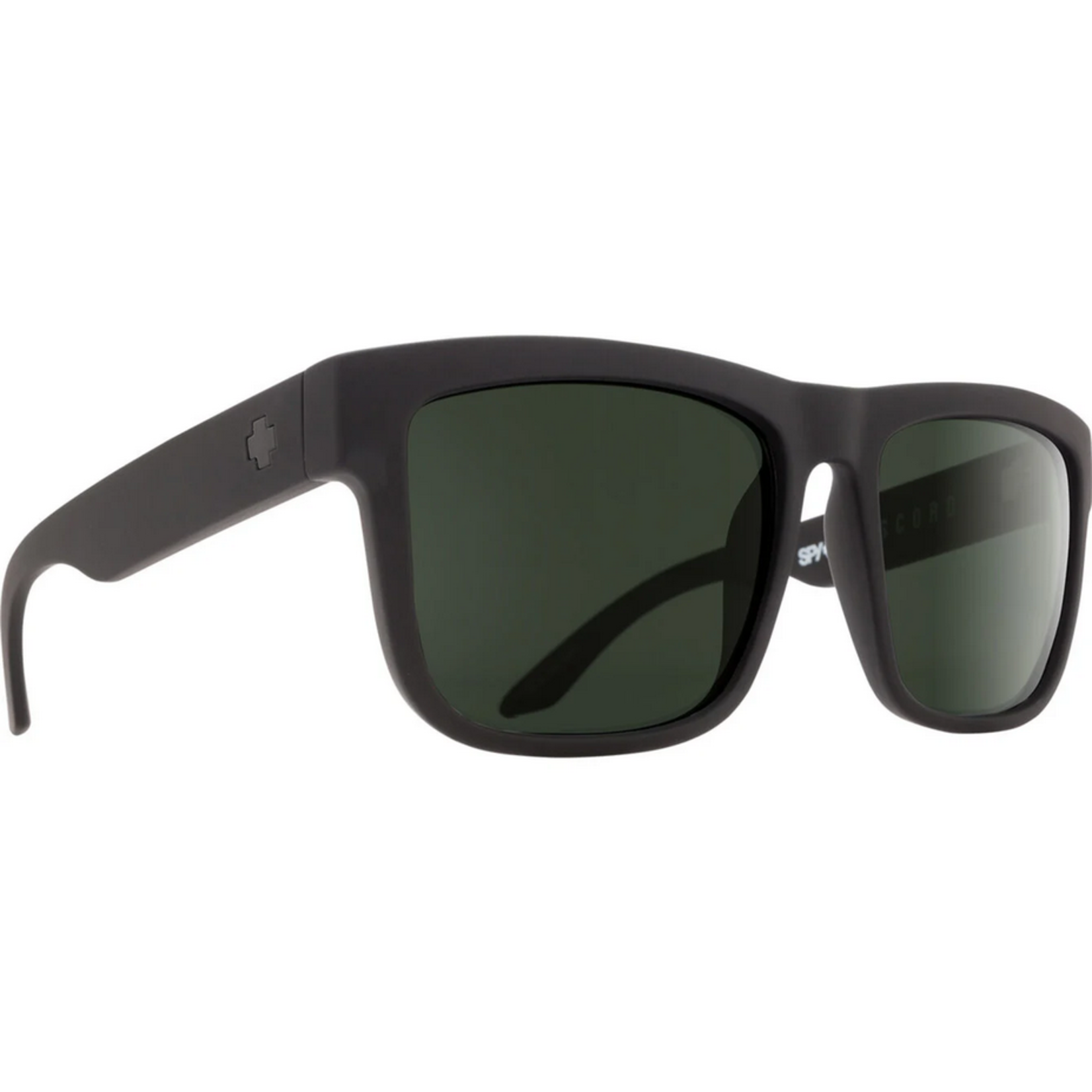 Spy Spy Discord Black Sunglasses - Happy Gray Green Mirror