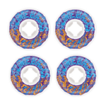 Slime Ball Slime Balls Vomit Mini II Skateboard Wheels 56mm 97a (White)
