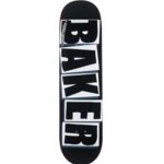Baker Baker Brand Logo Skateboard Deck 8.12 (Black/White)