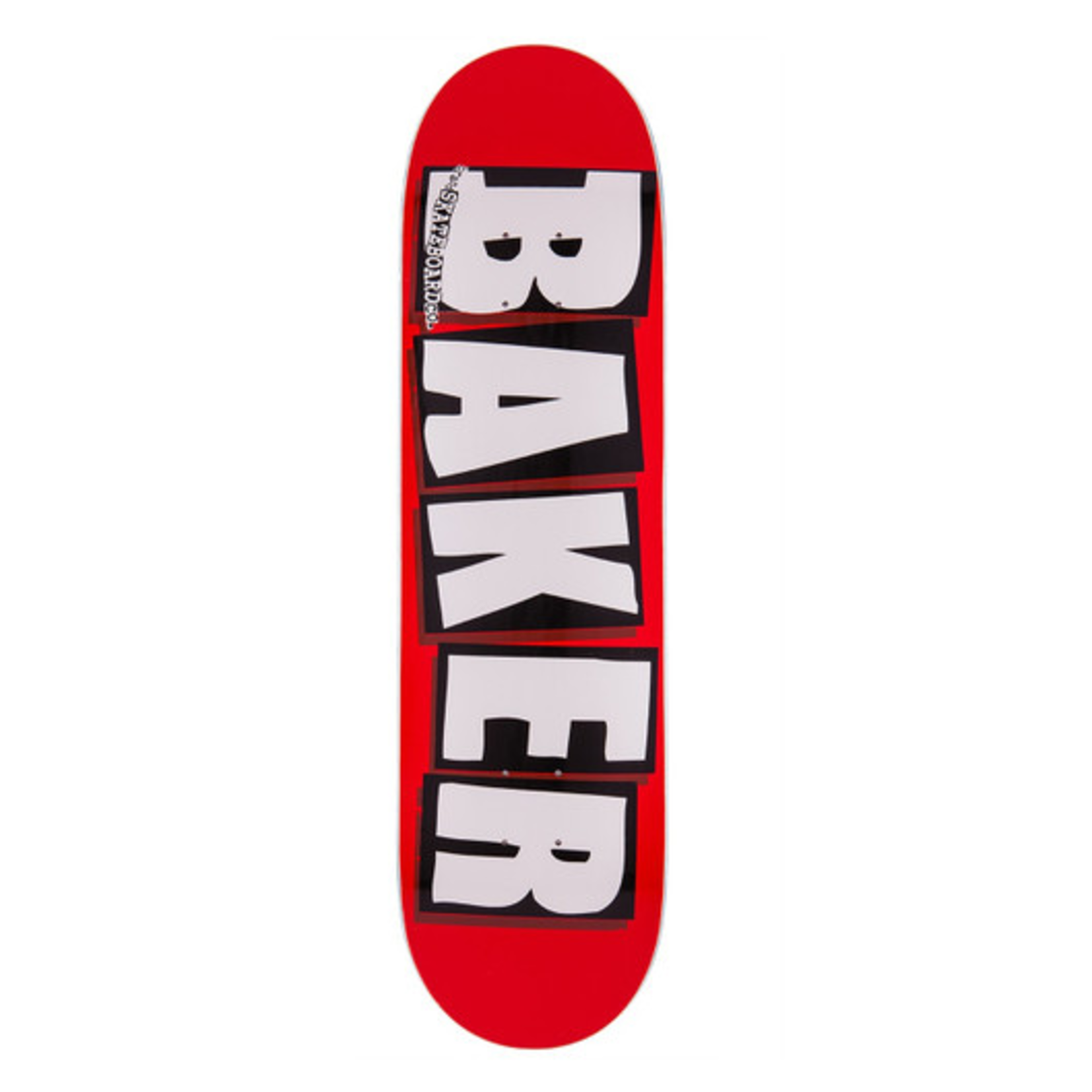 Baker Baker Brand Logo Skateboard Deck 8.12 (Red/White)