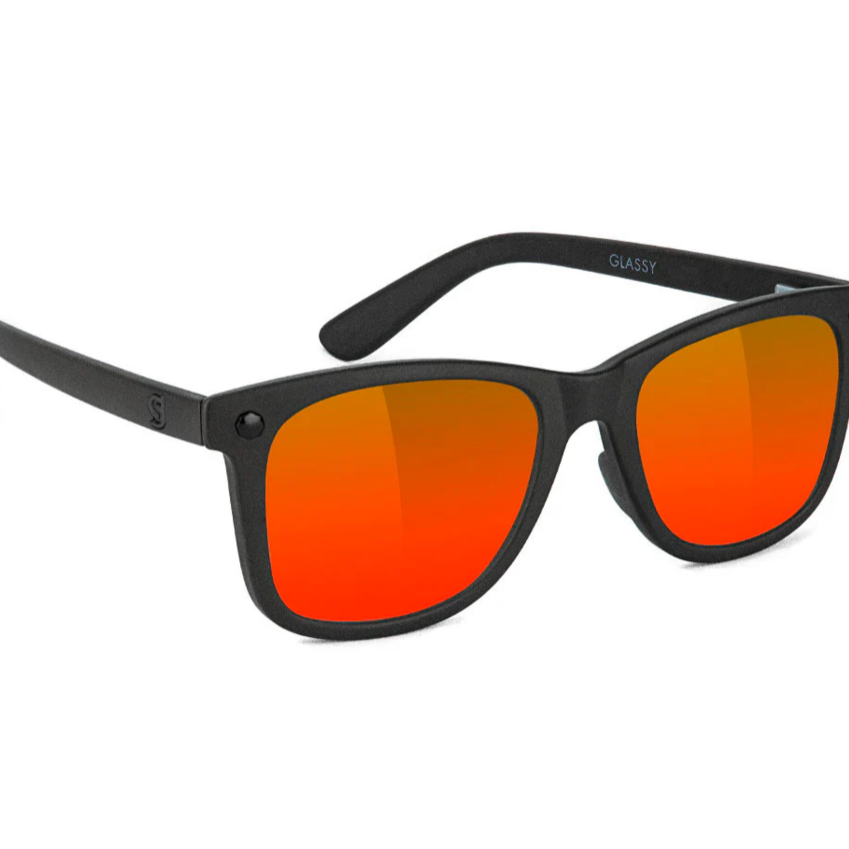 Glassy Glassy Mikemo Capaldi Signature Polarized Sunglasses (Blackout/Red)