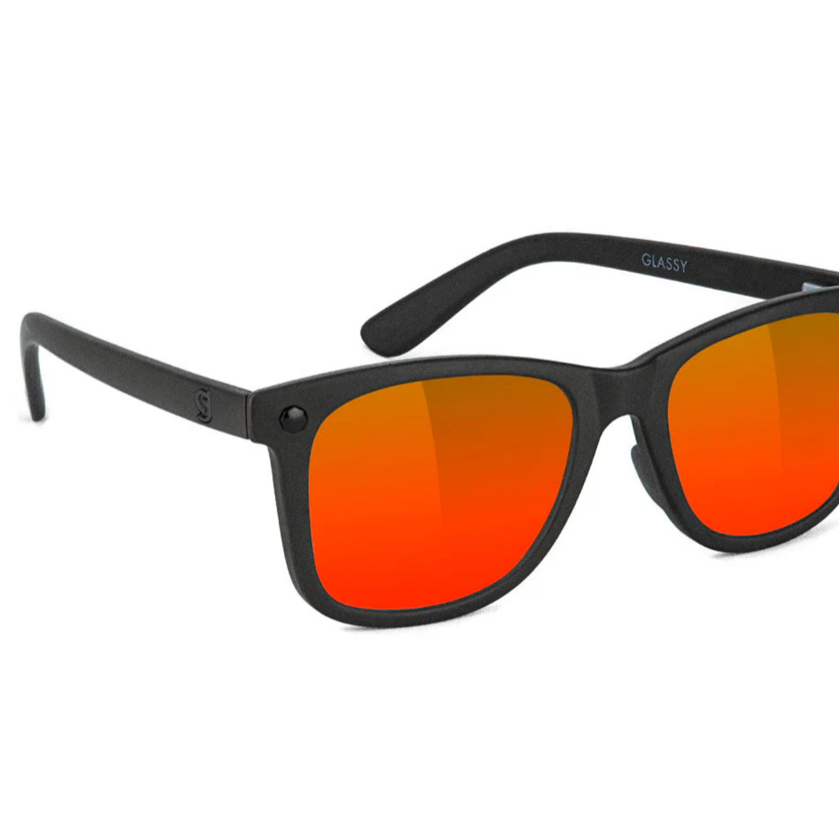 Glassy Glassy Mikemo Capaldi Signature Polarized Sunglasses (Blackout/Red)