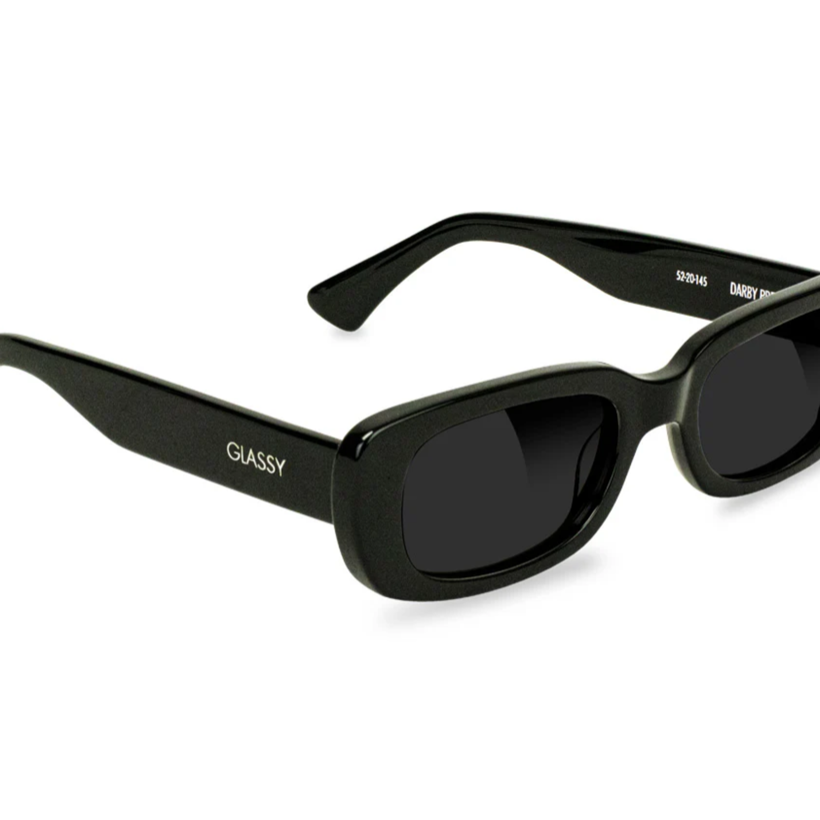 Glassy Glassy Darby Premium Sunglasses (Black)