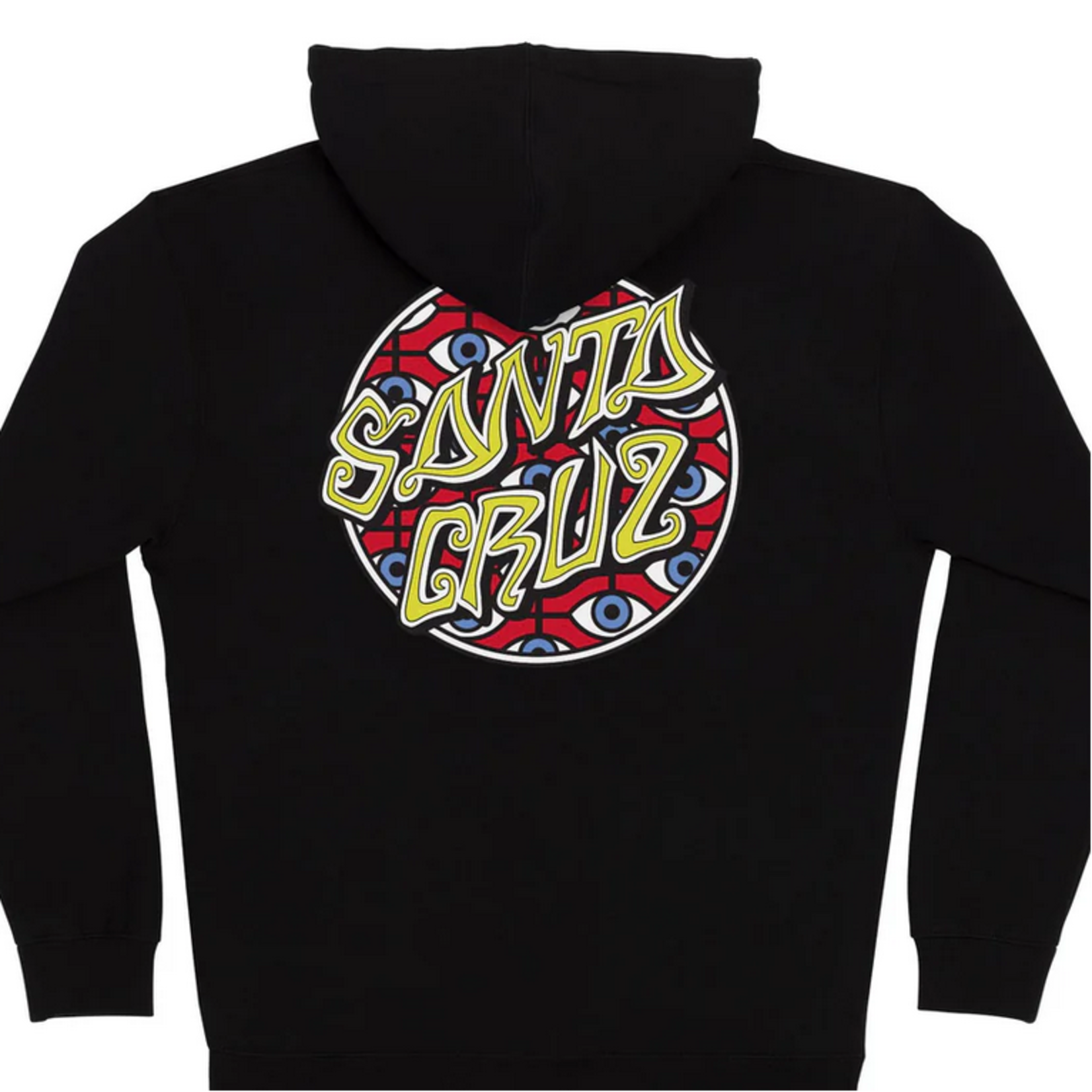 Santa Cruz Men's Santa Cruz Salba Eyes Dot Logo Zip Hoodie