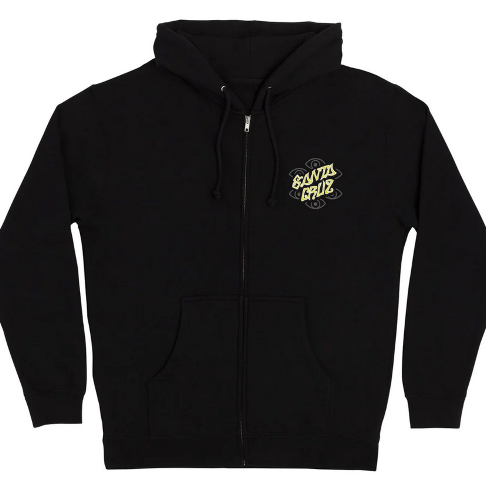 Santa Cruz Men's Santa Cruz Salba Eyes Dot Logo Zip Hoodie