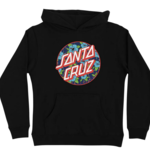 Santa Cruz Youth Santa Cruz Screaming Hibiscus Dot Front Pullover Hoodie