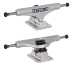 INDEPENDENT Independent Silver Mid Size Hollow Reynolds Block Inverted Kingpin Skateboard Trucks