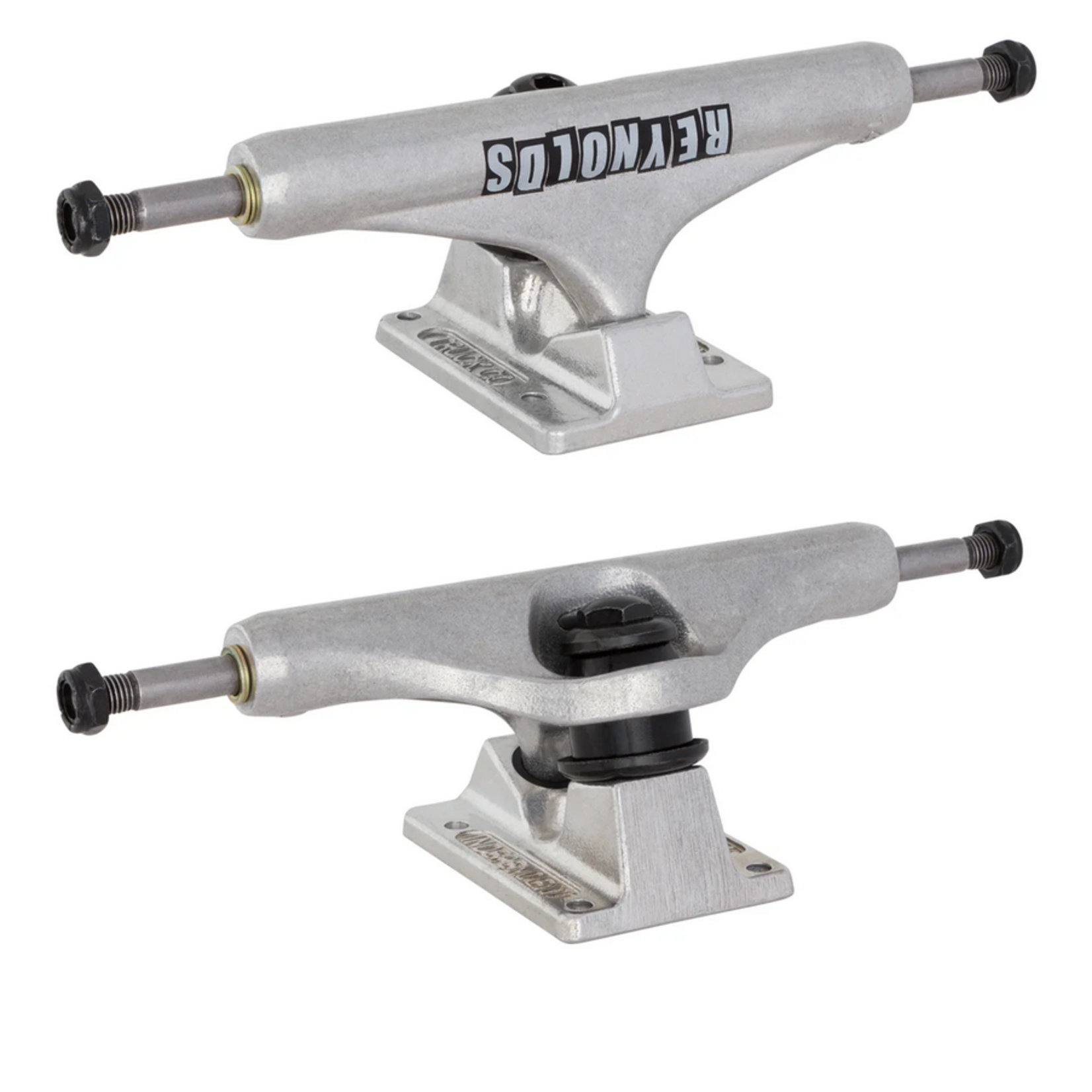 INDEPENDENT Independent Silver Mid Size Hollow Reynolds Block Inverted Kingpin Skateboard Trucks