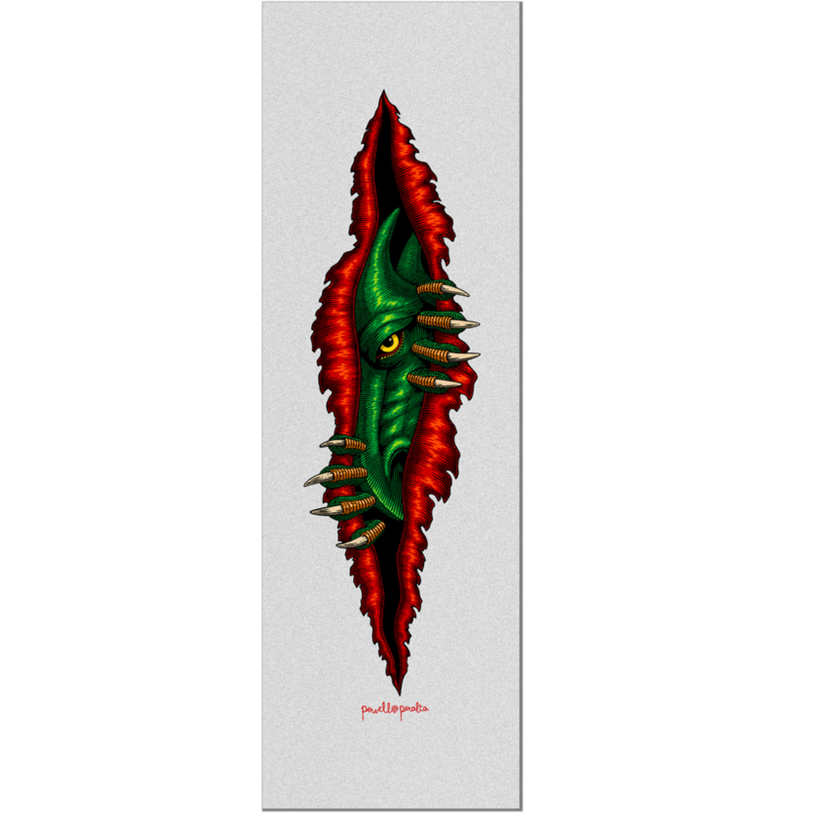 POWELL PERALTA Powell Peralta Dragon Peeker (Clear) Skateboard Grip Tape 10.5 x 33