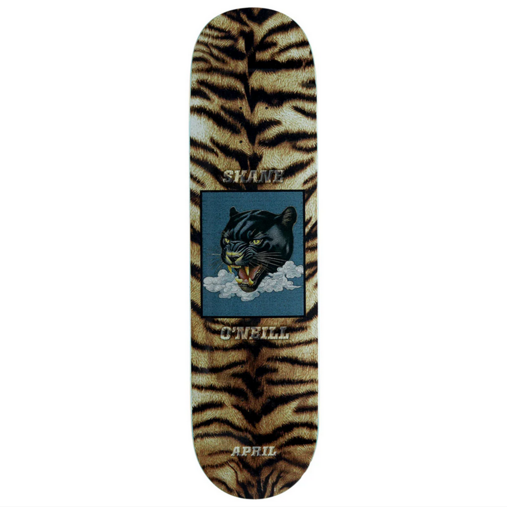 APRIL April O'Neill Leopard Skateboard Deck 8.125