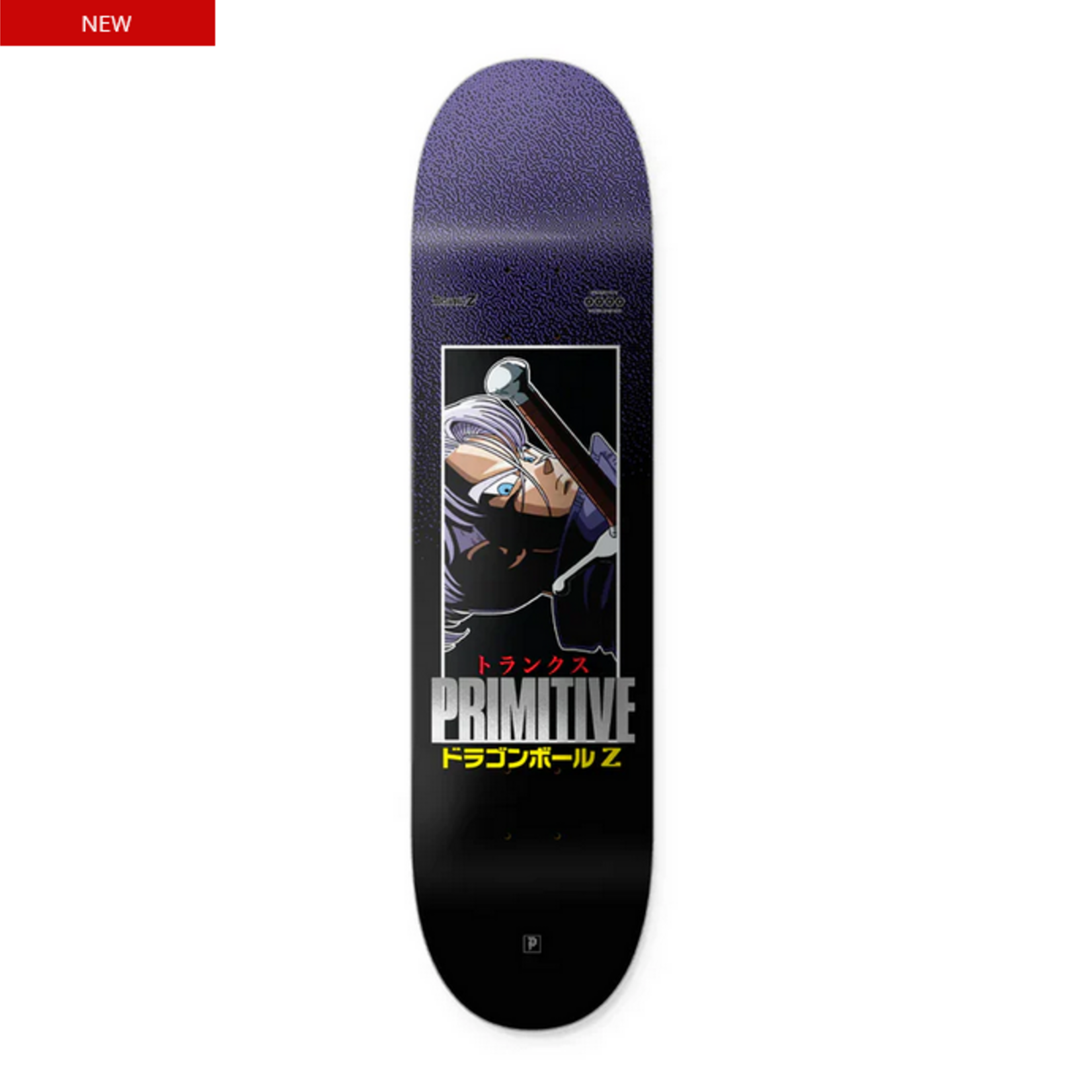 PRIMITIVE Primitive Dragon Ball Z Trunks Skateboard Deck 8.0