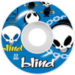 187 Blind Random Blue Skateboard Wheels 53mm