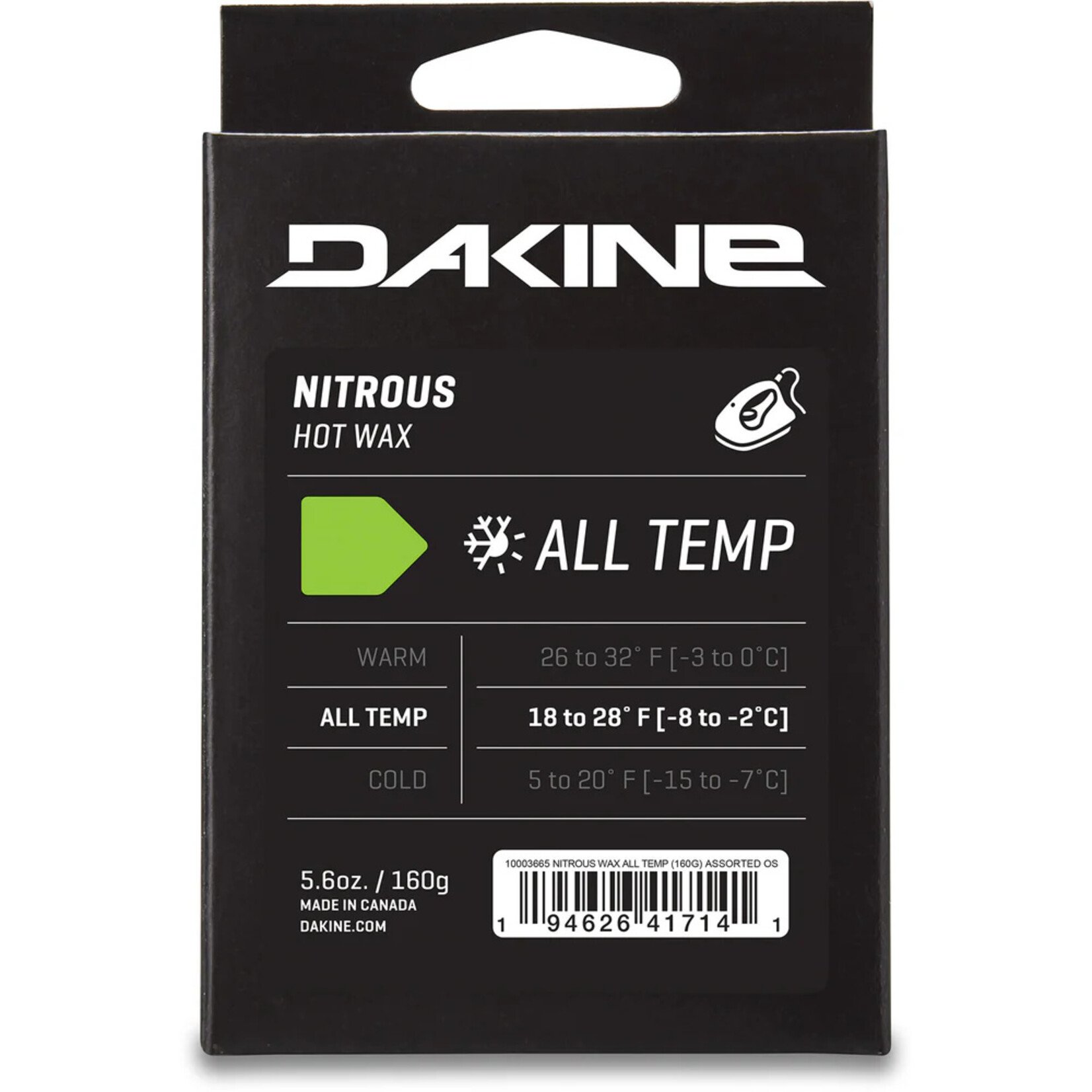 DAKINE Dakine Nitrous All Temperature Melt On Snowboard Wax  160g 2026