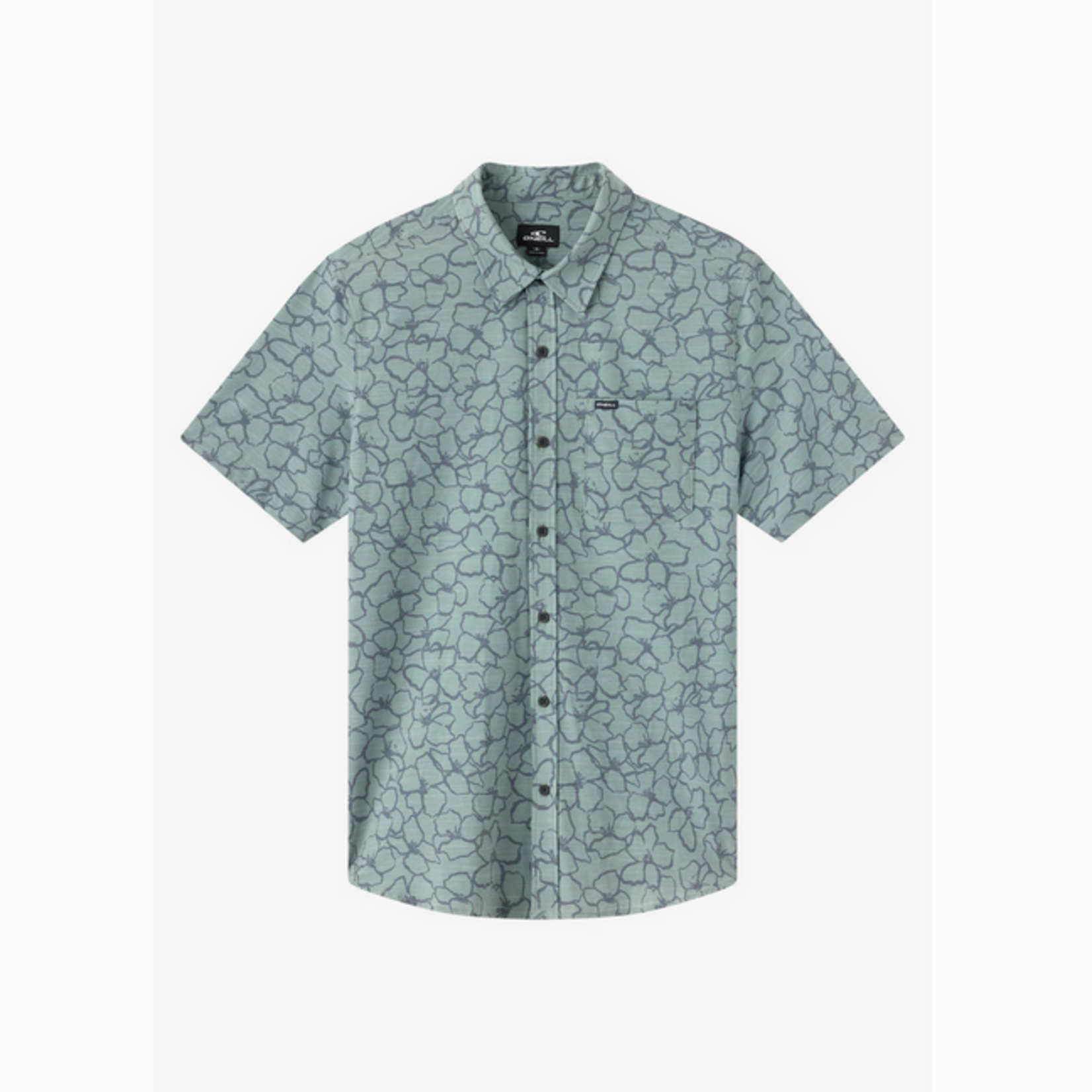 O'Neil Men's O'Neill UPF Slub Relxed Short Sleeve Woven Shirt