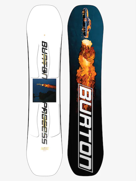 Kids' Burton Process Smalls Flat Top Snowboard 2022 - SALE