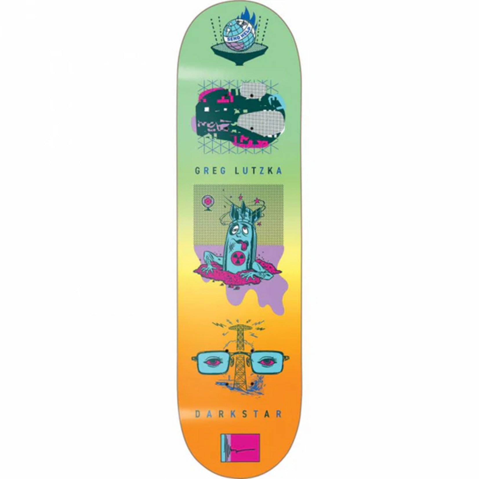 Creature Darkstar Lutzka New Abnormal Skateboard Deck 8.0