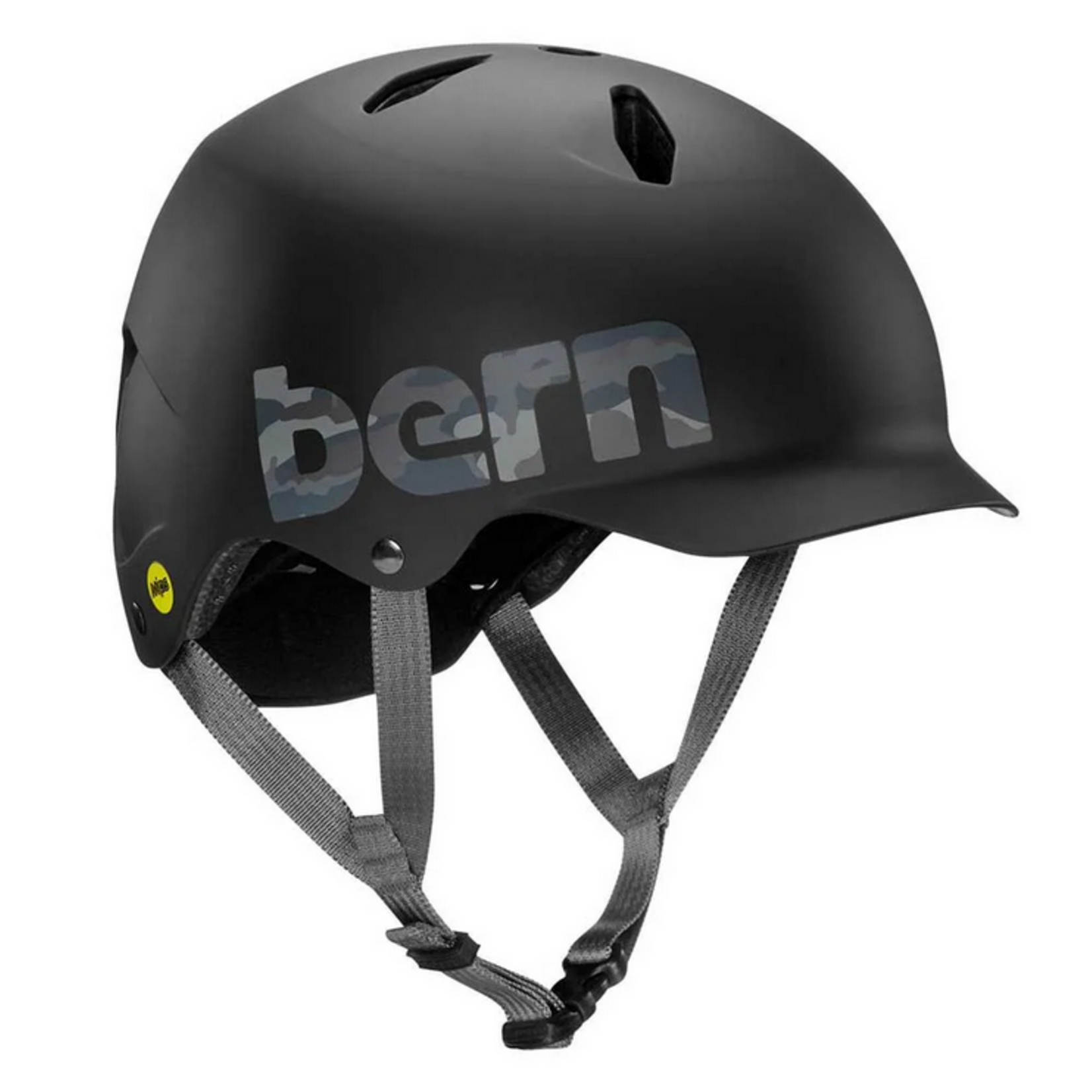 BERN Youth Bern Bandito Snowboard Helmet Matte Black Camo Medium/Large 2022