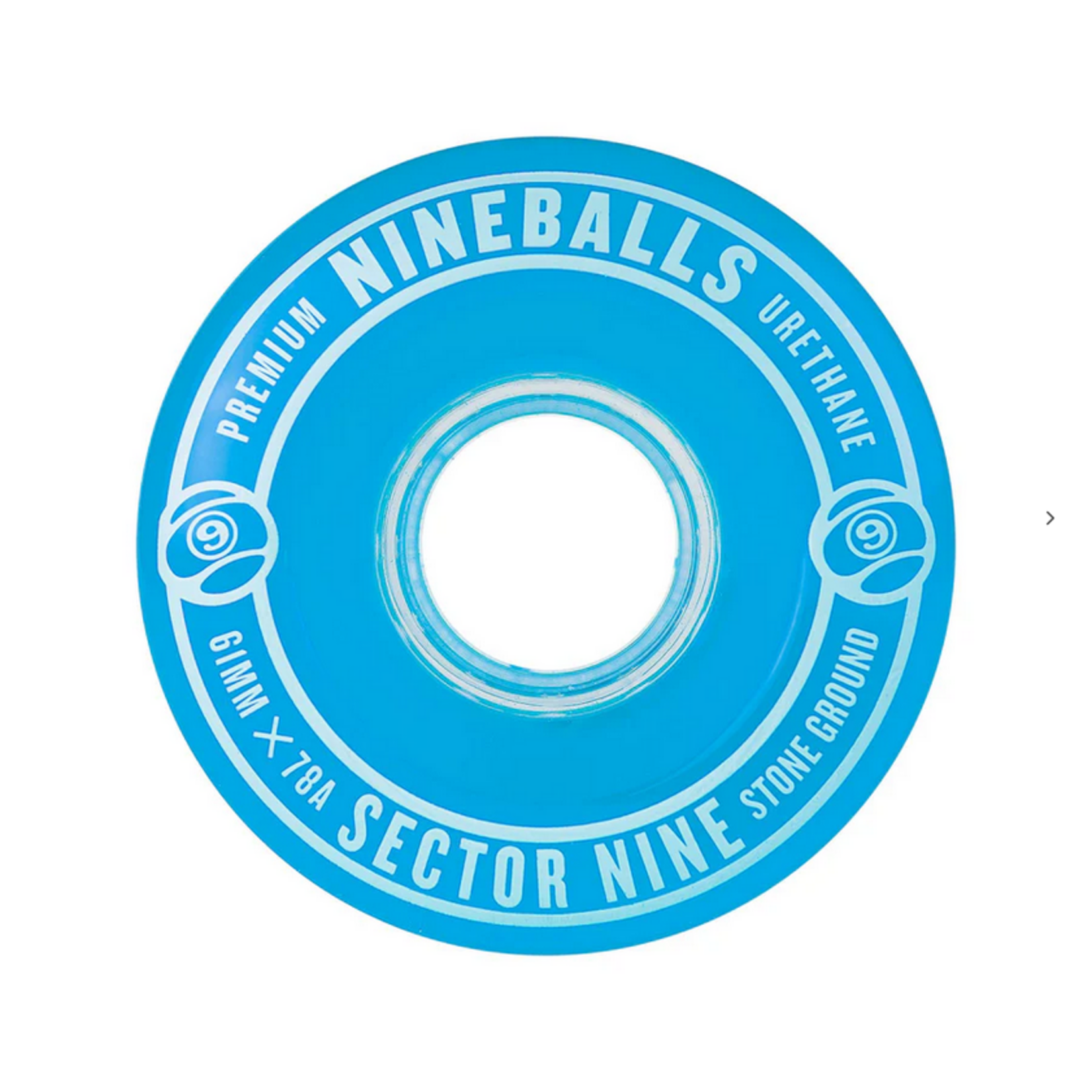Sector 9 Sector 9 Nineball Cruiser Wheels 61mm 78a (Blue)