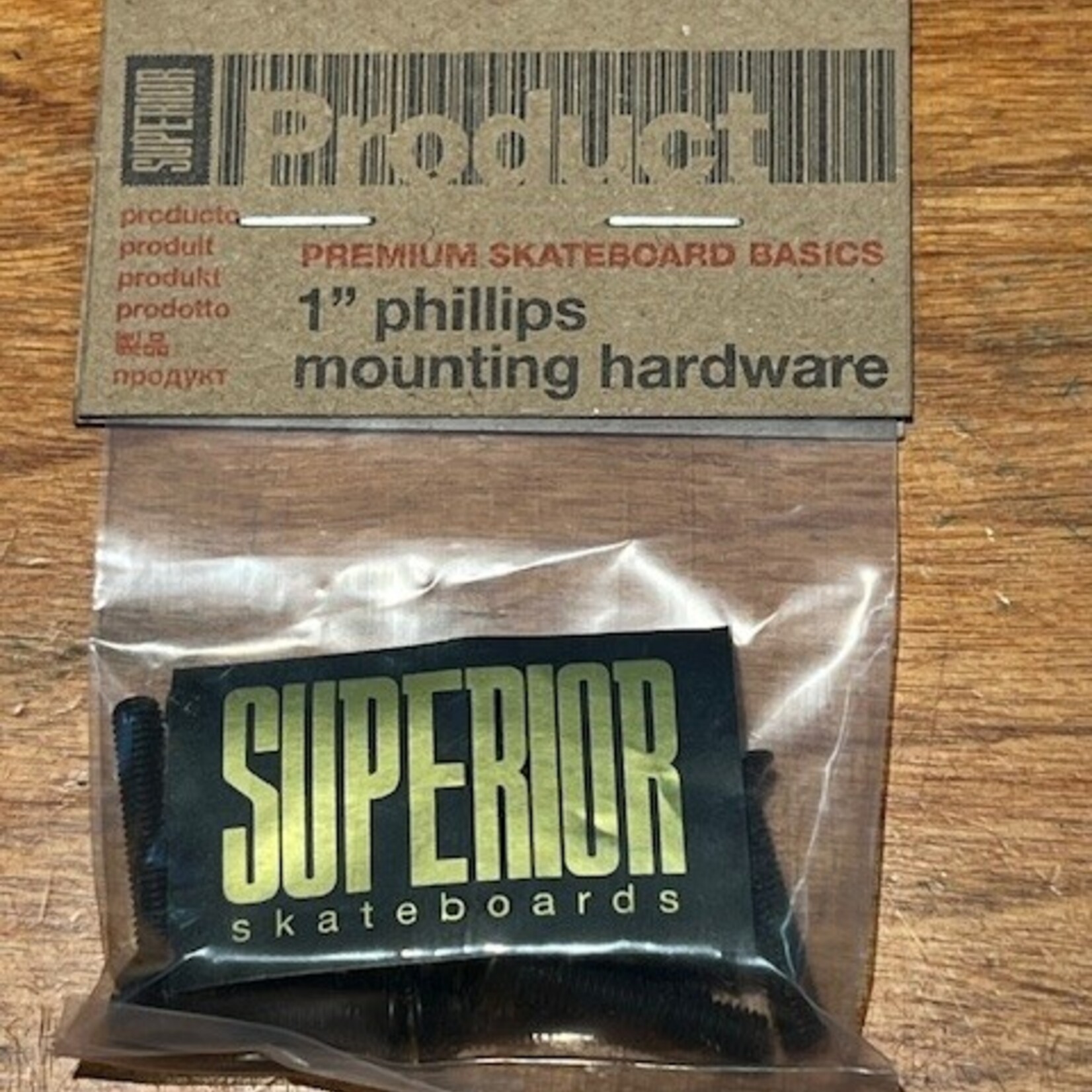 Superior Superior Philips Head Skateboard Hardware 1"