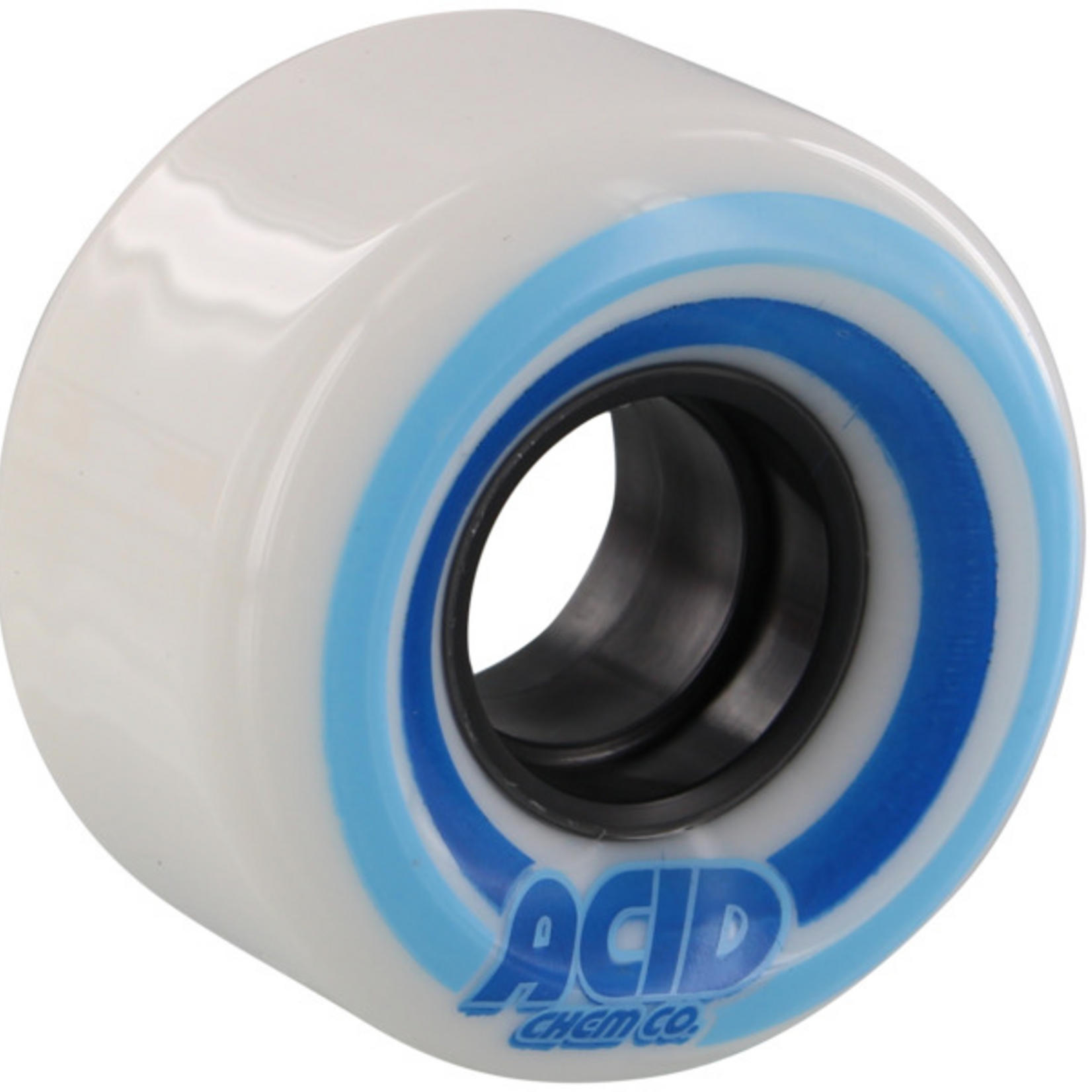 Acid Chemical Acid Chemical Co Pods Conical White/Blue Skateboard Wheels 53mm 86a