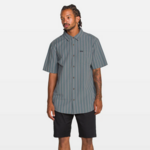 VOLCOM Men's Volcom Sato Stripe Short Sleeve Button Down Shirt