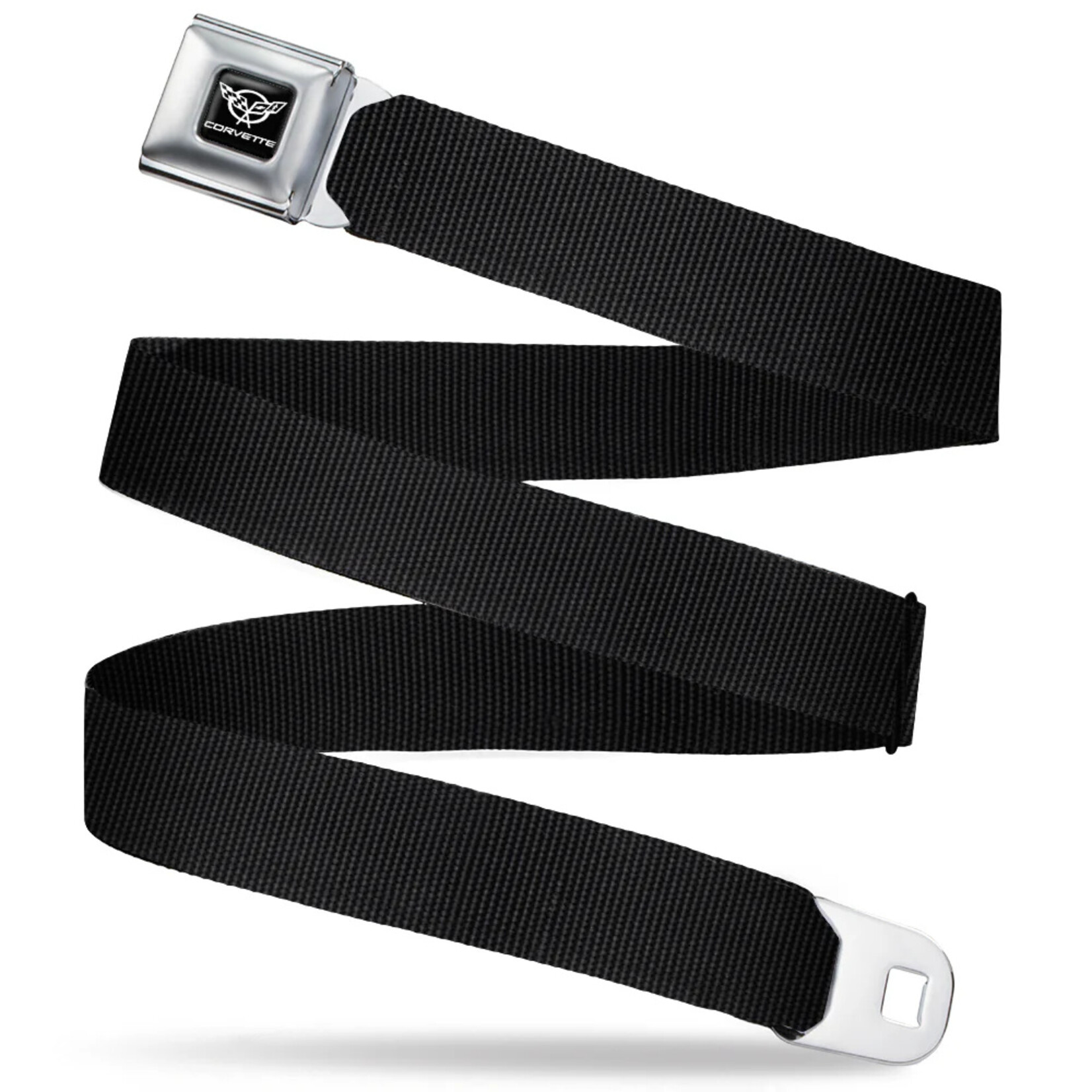 Buckledown Buckle Down Corvette Seatbelt Belt (Black Webbing)
