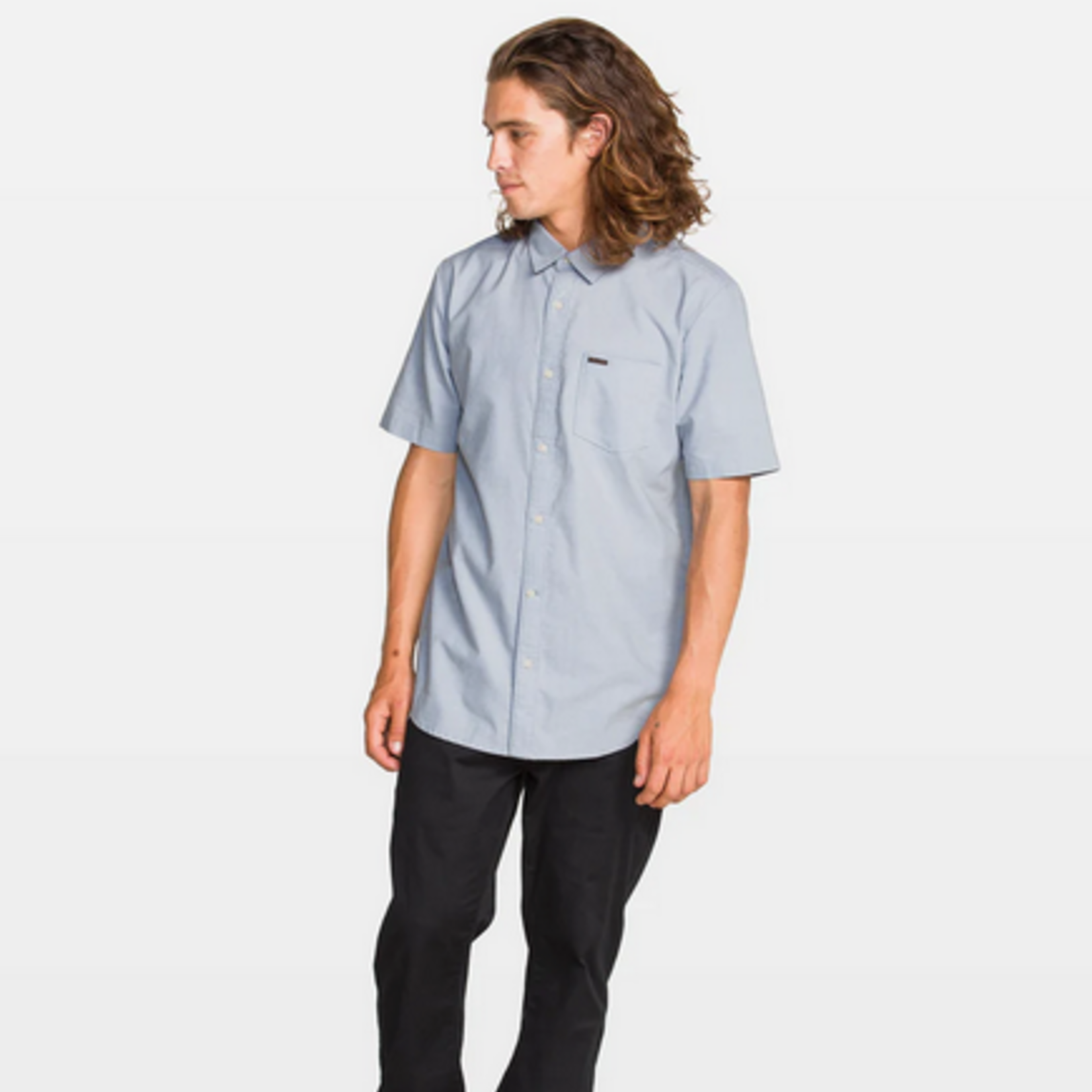 VOLCOM Men's Volcom Everett Oxford II Short Sleeve Button Down Shirt