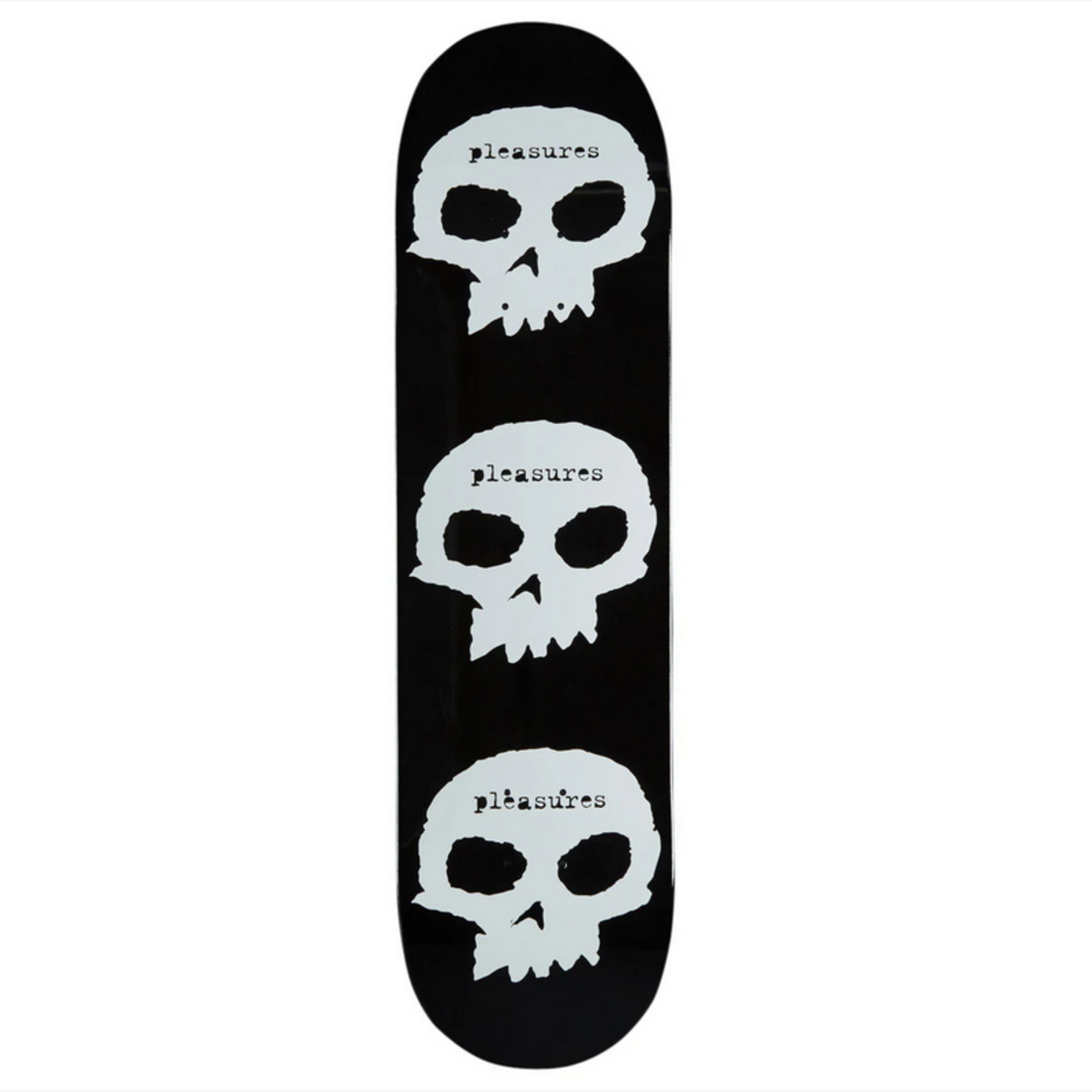 ZERO SKATEBOARDS Zero Pleasure Skulls Skateboard Deck 8.5 (Black/White)