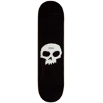 Zero Zero Single Skull Skateboard Deck (Black/White)