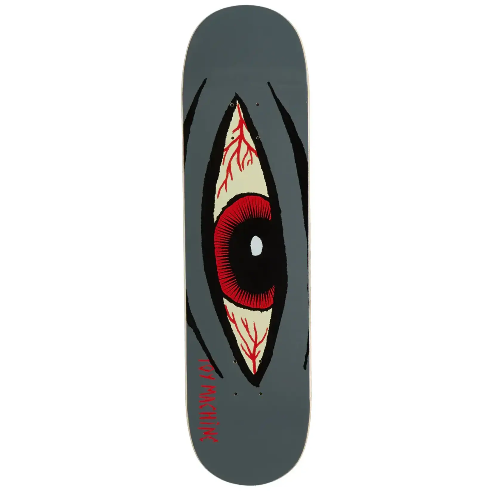 TOY MACHINE Toy Machine Sect Eye Skateboard Deck 7.38 Charcoal