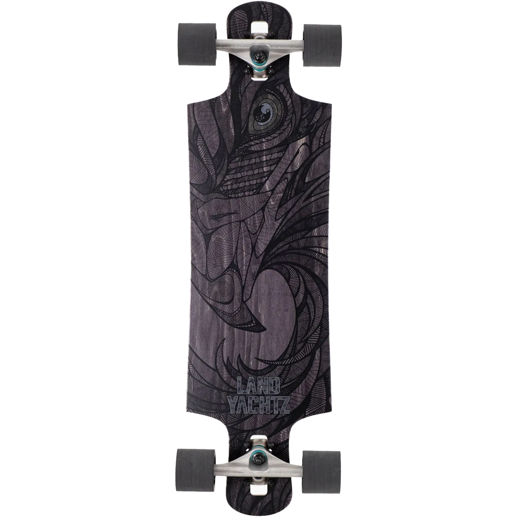 LANDYACHTZ Landyachtz Drop Hammer Black Eagle Complete Longboard