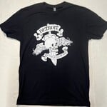 Corkys T-Shirt Detroit  Where The Weak Are Killed And Eaten Winged Skull