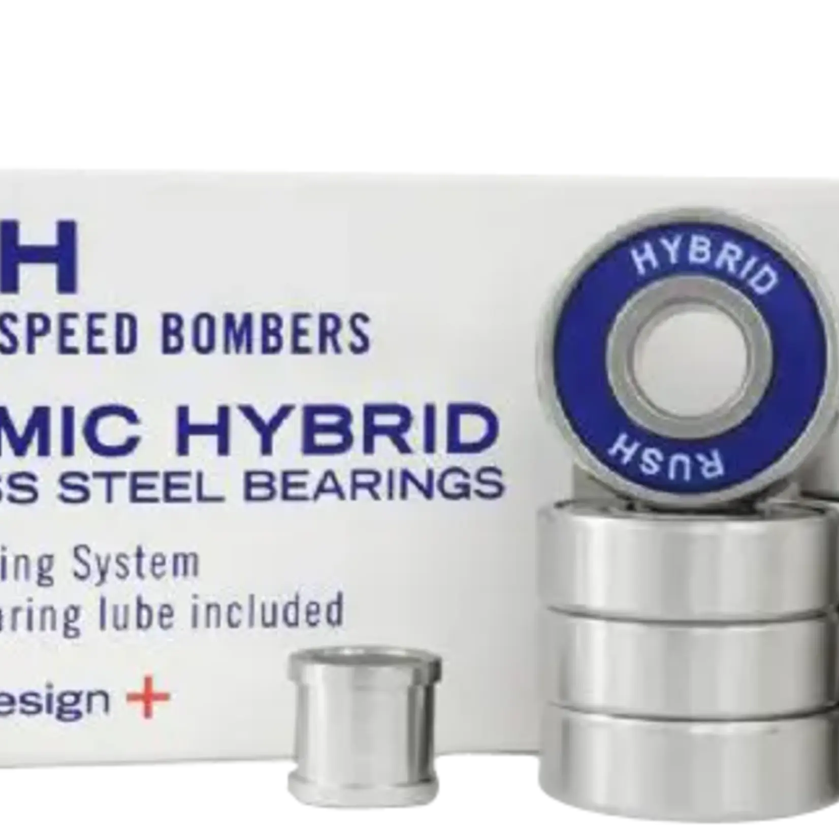 Rush Rush Downhill Speed Bomber Ceramic Hybrid Skateboard Bearings