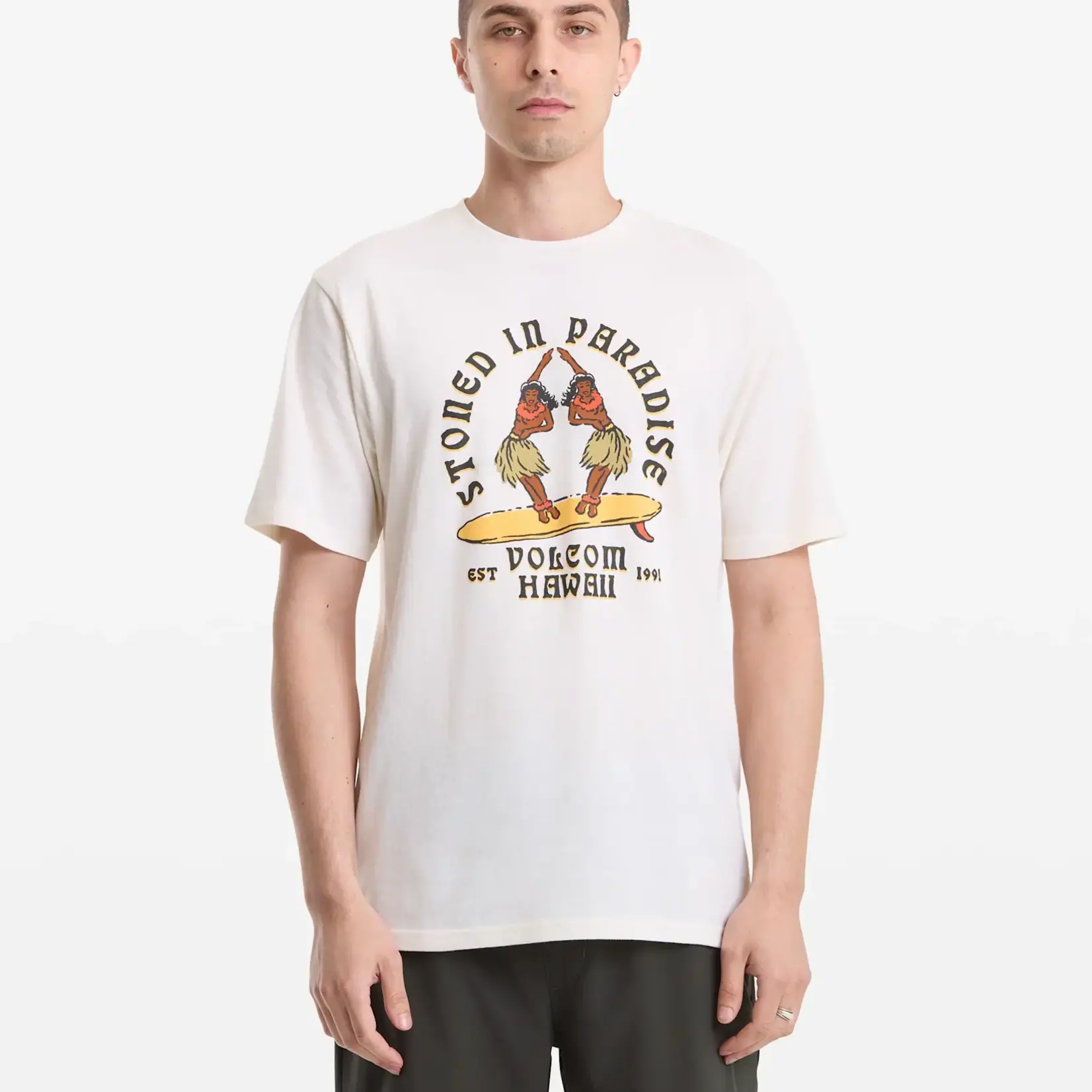 VOLCOM Men's Volcom Stoned in Paradise Short Sleeve Tshirt