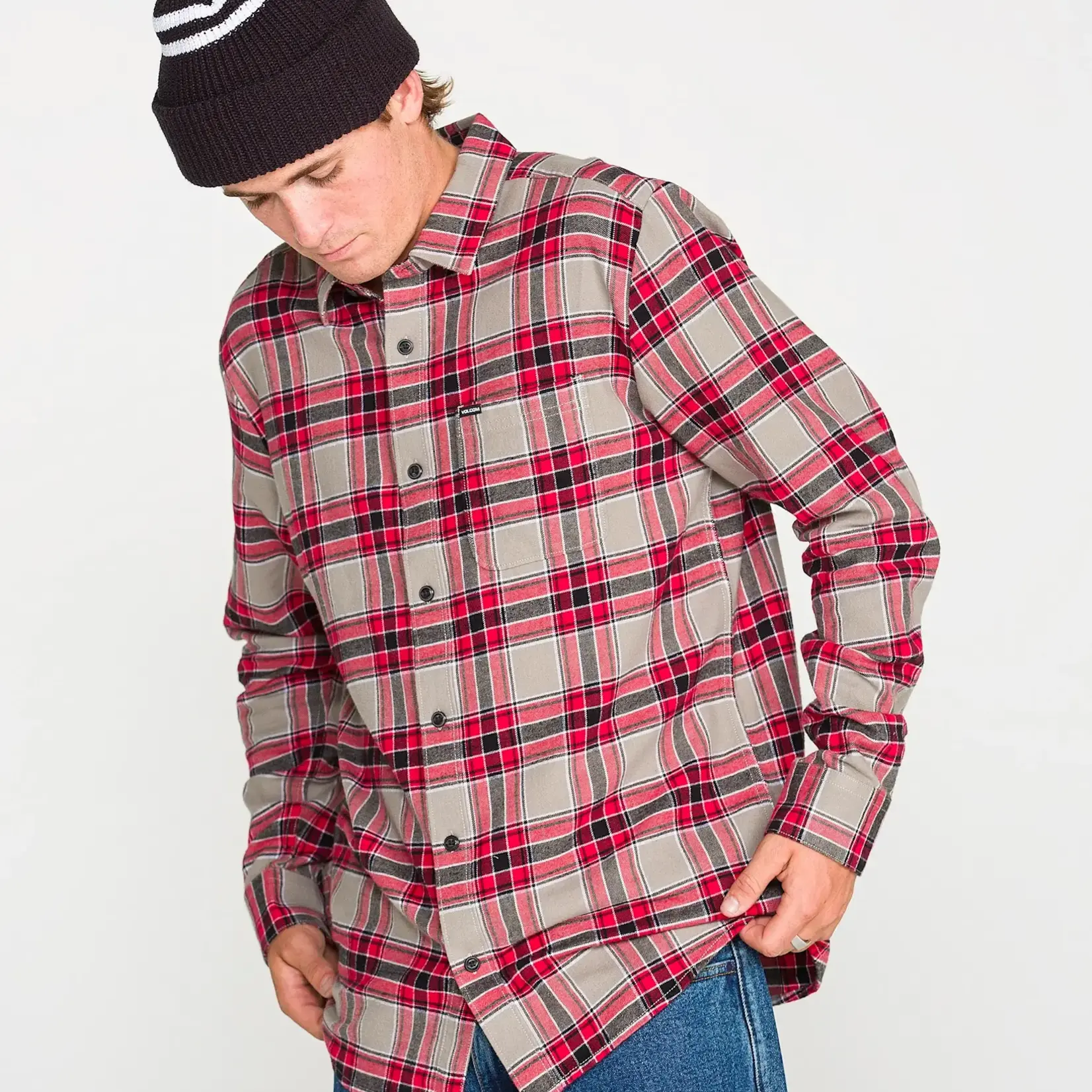 VOLCOM Volcom Caden plaid LS