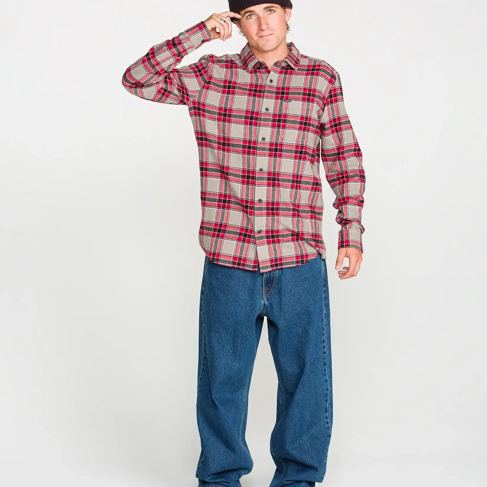 VOLCOM Volcom Caden plaid LS