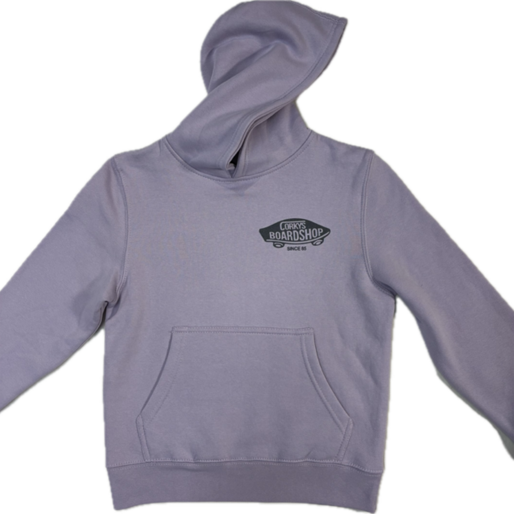 corkys boardshop Corkys Boardshop "Since 85" Youth Hooded Sweatshirt