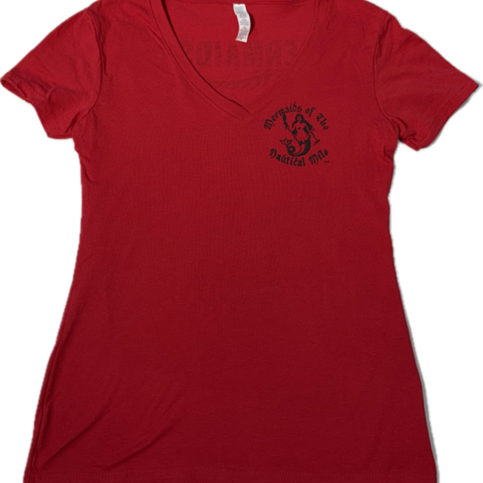 Mermaids Mermaids Of The Nautical Mile Cotton V-Neck T-Shirt