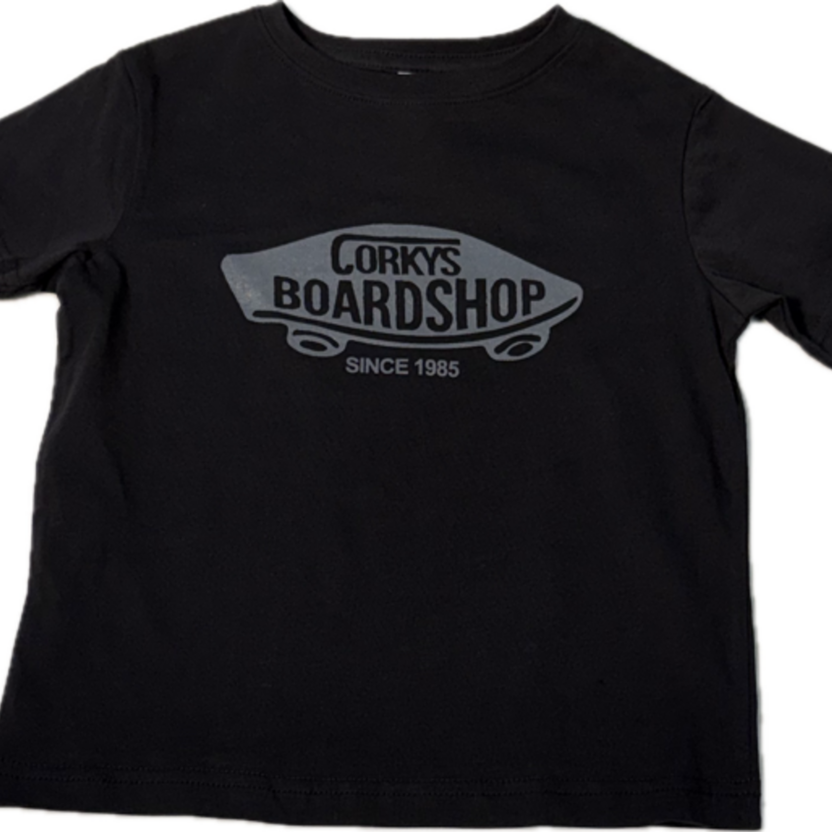 corkys boardshop Corky's Boardshop Toddler T-Shirt Since 85