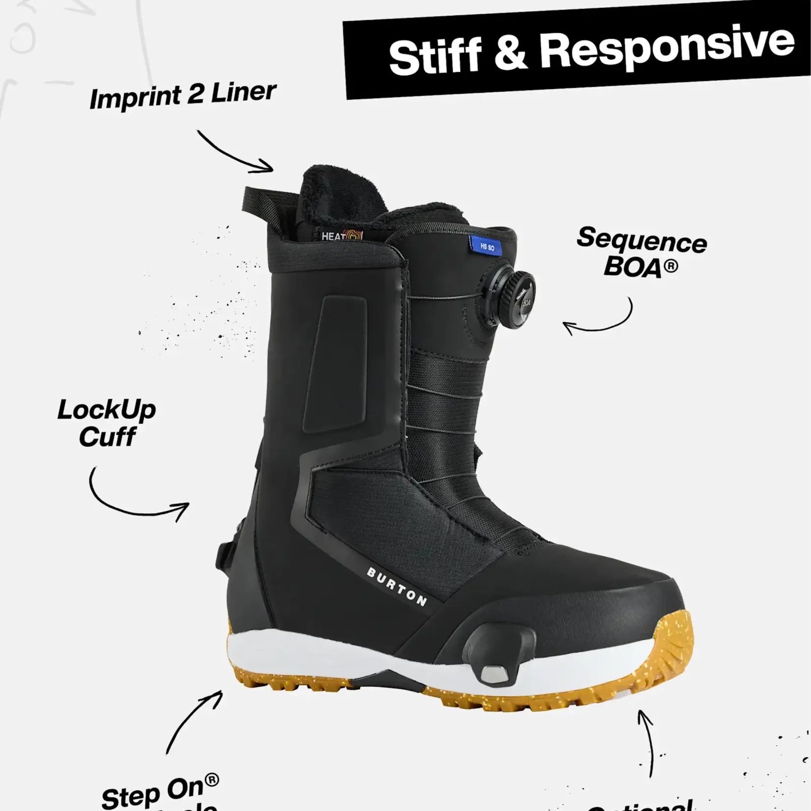 Burton Men's Burton Highshot Snowboard Step-On Boot 2027