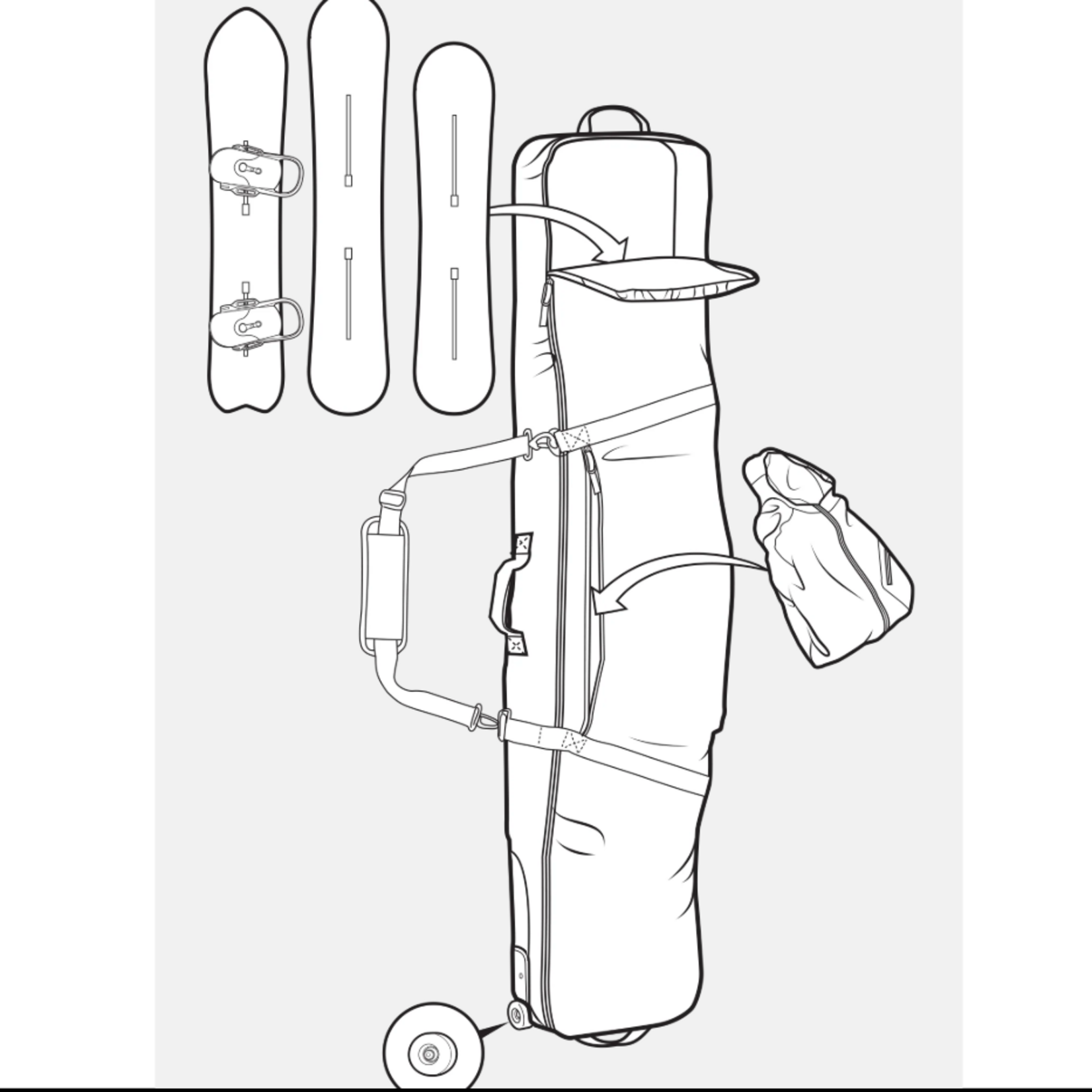 Burton Burton Wheelie Gig Bag 2027