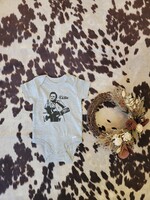 Johnny Cash Finger Onesie