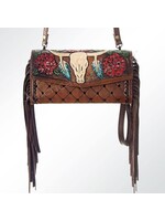 Bullhead Fringe Leather Crossbody
