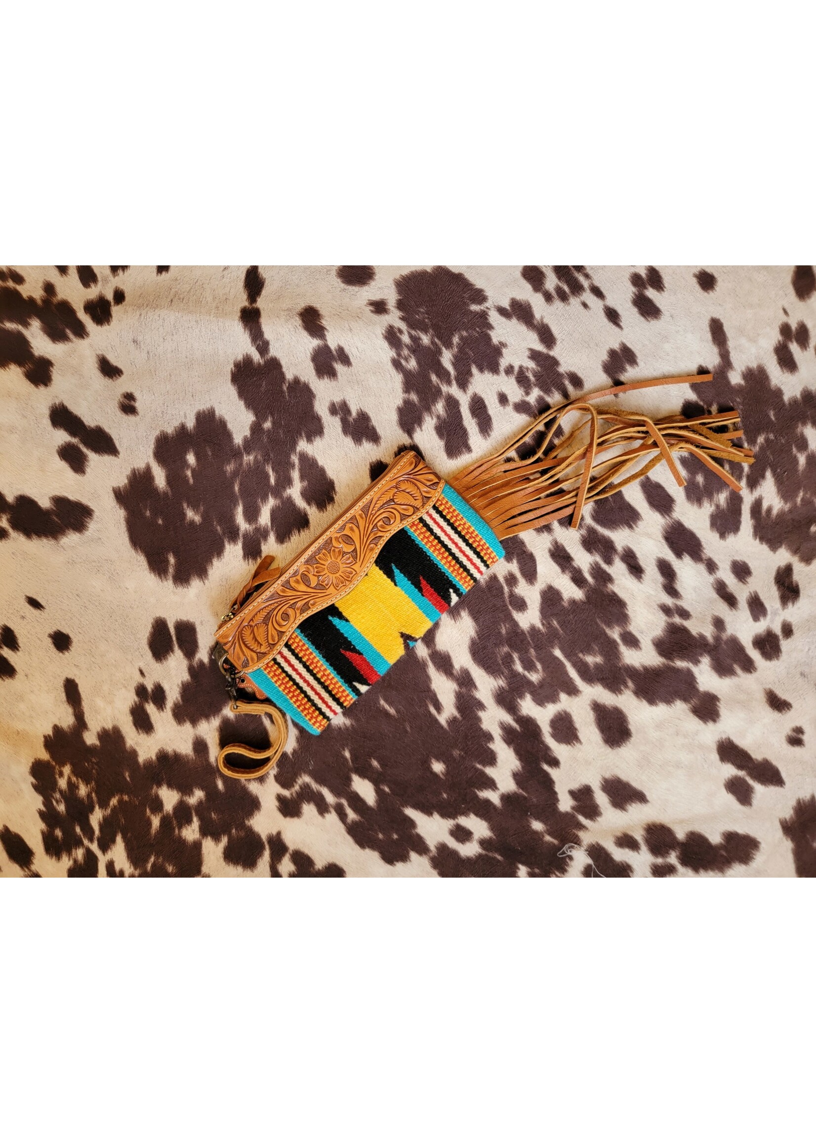 Southwestern Print Wristlet