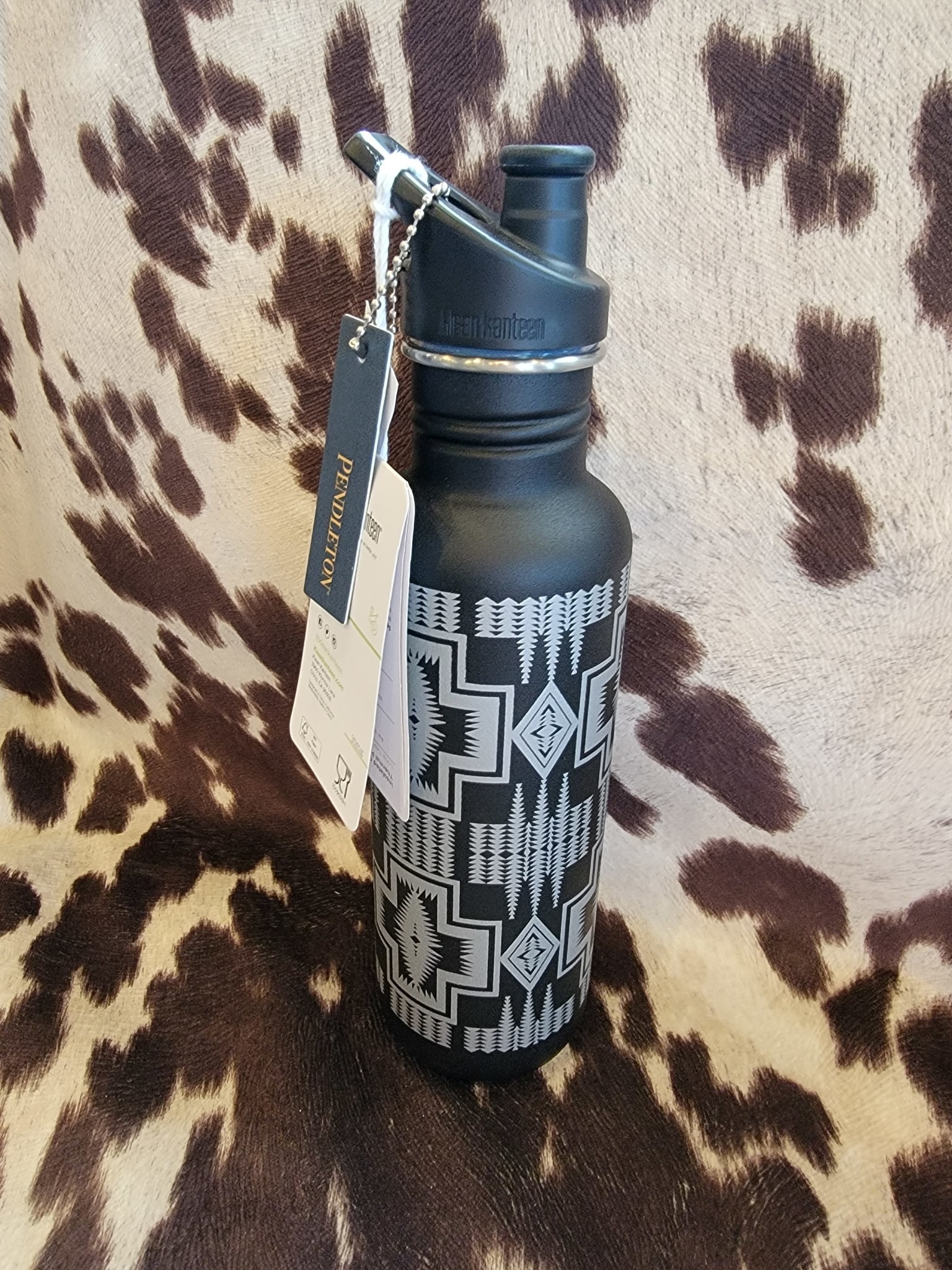 Pendleton Klean Kanteen stainless steel water bottle Pacific Wonderland