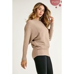 Loose Fit Batwing Sleeve Sweater