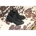 Black Fringe Bootie