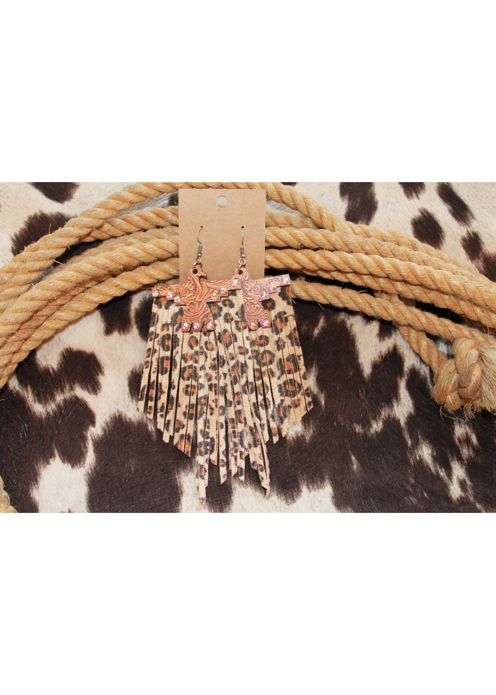 Leopard Thunderbird Earrings