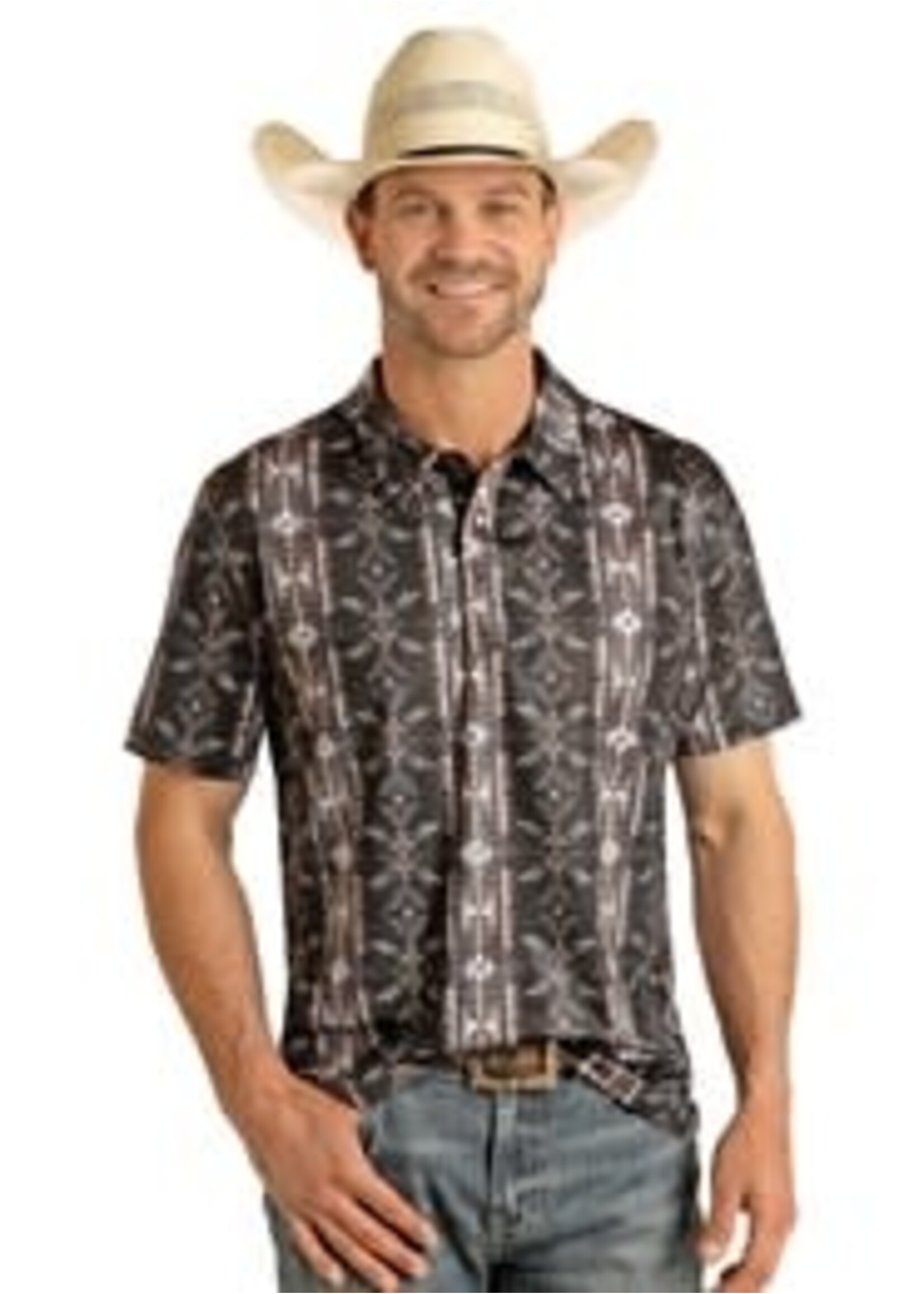 Men's Snap Polo