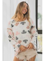 Cowboy Hat Print Long Sleeve